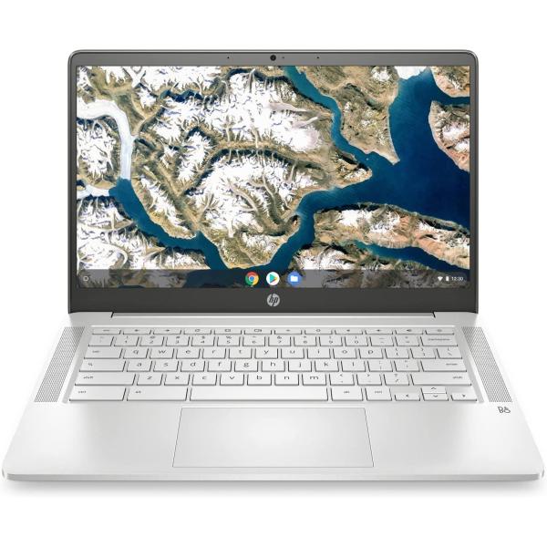 HP Chromebook Laptop 14a-na1043cl 14" Diagonal FHD IPS Display 1920 x 1080 Intel Celeron N4500 4 GB Memory 64 GB eMMC Storage Chrome OS Mineral Silver (Renewed)