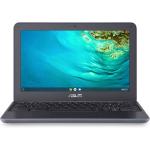 ASUS Chromebook C203XA Rugged & Spill Resistant Laptop, 11.6" HD, 180 Degree, MediaTek Quad-Core Processor, 4GB RAM, 32GB eMMC, MIL-STD 810G Durability, Dark Grey, Education, Chrome OS, C203XA-YS02-GR