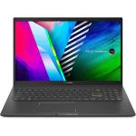ASUS VivoBook 15 OLED K513 Thin & Light Laptop, 15.6 OLED Display, Intel i5-1135G7 CPU, Intel Iris Xe Graphics, 12GB RAM, 512GB PCIe SSD, Fingerprint Reader, Windows 10 Home, Indie Black, K513EA-AB54