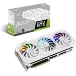 ASUS ROG STRIX NVIDIA GeForce RTX? 3090 White OC Edition Gaming Graphics Card (PCIe 4.0, 24GB GDDR6X, HDMI 2.1, DisplayPort 1.4a, White color scheme, Axial-tech Fan Design, 2.9-slot, Super Alloy Power