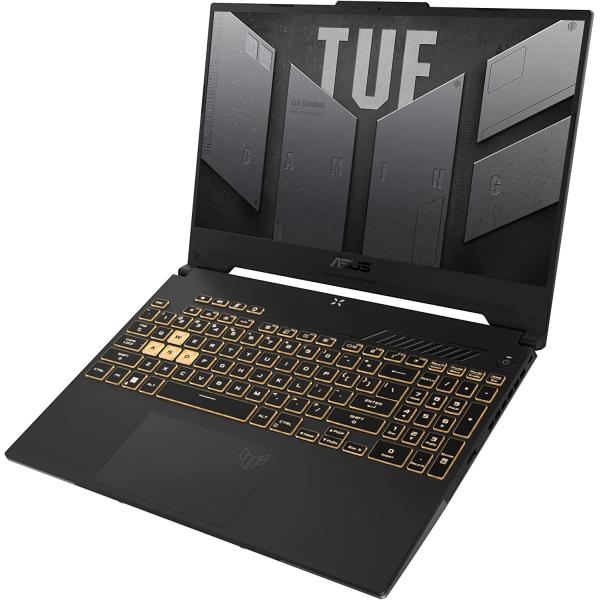 ASUS TUF Gaming A15 (2022) Gaming Laptop, 15.6" 300Hz FHD Display, AMD Ryzen 7 6800H CPU, GeForce RTX 3060 GPU, 16GB DDR5 RAM, 512GB PCIe SSD, Wi-Fi 6, Windows 11 Home, Mecha Gray, FA507RM-ES73