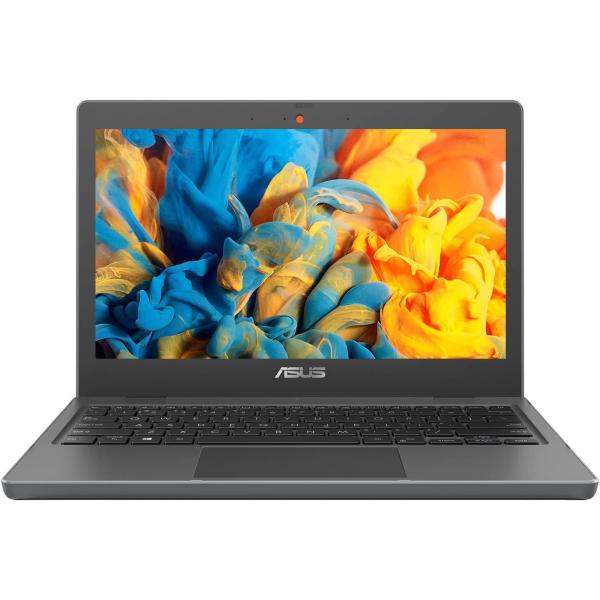 ASUS 2022 Newest Military-Grade Student Laptop, 11.6'' HD Certified Eye-Care Display, Intel Dual-Core Processor, 4GB RAM, Ethernet Port, Keyboard, USB Type-C, Win10 Pro (256GB Storage) (BR1100)