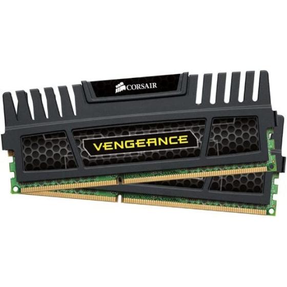 Corsair Vengeance 8 GB (2 x 4 GB) DDR3 1600 MHz PC3 12800 240-Pin DDR3 Dual Channel Memory Kit 1.5V (CMZ8GX3M2A1600C9)