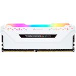 Corsair Vengeance RGB Pro 16GB (2x8GB) DDR4 3200MHz C16 LED Desktop Memory - White