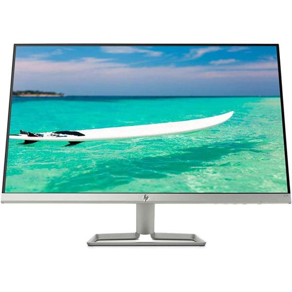 HP Newest 27" Widescreen IPS LED Full HD (1920x1080) Monitor, 5ms Response Time, 10,000,000:1 Contrast Ratio, FreeSync, 2X HDMI and 1x VGA Input, 178° View Angle, 75Hz Refresh Rate, Natural Silver