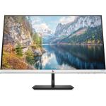 HP 27-inch Monitor with Height Adjust (27f 4K, Natural Silver and Black)