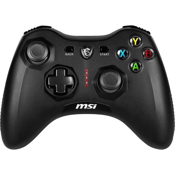 MSI Force GC30V2 Wireless Gaming Controller, Dual Vibration Motors, Dual Connection Modes, Interchangable D-Pads, Compatible with PC & Android