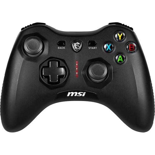 MSI Force GC30V2 Wireless Gaming Controller, Dual Vibration Motors, Dual Connection Modes, Interchangable D-Pads, Compatible with PC & Android