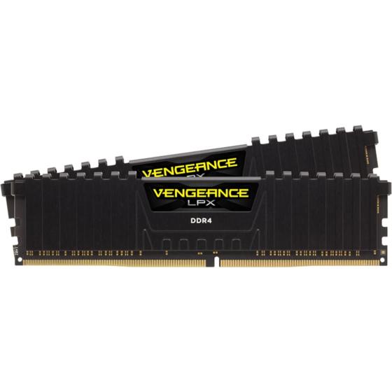 Corsair Vengeance LPX 16GB (2 X 8GB) DDR4 3200 (PC4-25600) C16 1.35V Desktop Memory - Black