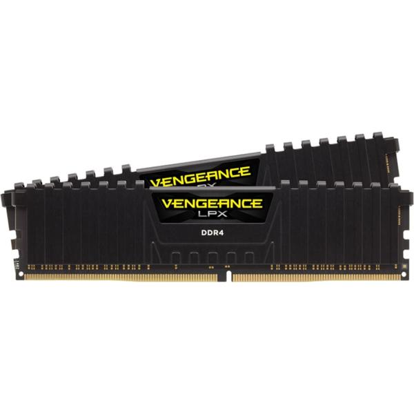 Corsair Vengeance LPX 16GB (2 X 8GB) DDR4 3200 (PC4-25600) C16 1.35V Desktop Memory - Black