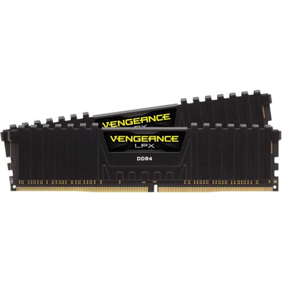 Corsair Vengeance LPX 16GB (2 X 8GB) DDR4 3000 (PC4-24000) C16 1.35V Desktop memory - Black PC Memory