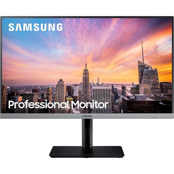 Samsung Business S24R650FDN SR650 Series 24 inch IPS 1080p 75Hz Computer Monitor for Business with VGA, HDMI, DisplayPort, and USB Hub, 3-Year Warranty, Black