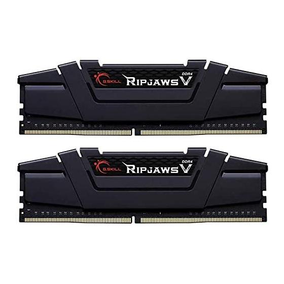 G.Skill RipJaws V Series 64GB (2 x 32GB) 288-Pin SDRAM DDR4 3600 (PC4-28800) CL18-22-22-42 1.35V Dual Channel Desktop Memory Model F4-3600C18D-64GVK