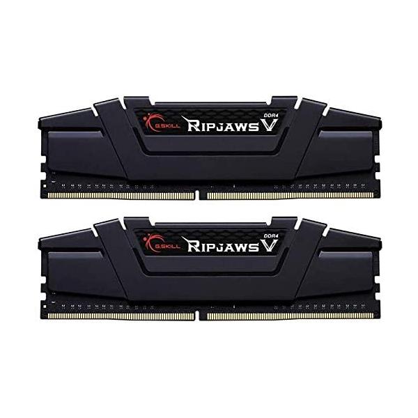 G.Skill RipJaws V Series 64GB (2 x 32GB) 288-Pin SDRAM DDR4 3600 (PC4-28800) CL18-22-22-42 1.35V Dual Channel Desktop Memory Model F4-3600C18D-64GVK