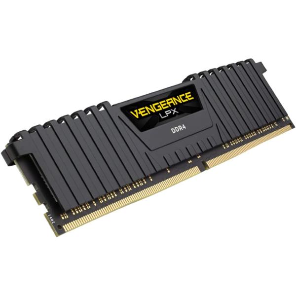 Corsair Vengeance LPX 16GB (1x16GB) DDR4 3600 (PC4-28800) C18 Optimized for AMD Ryzen - Black (CMK16GX4M1Z3600C18)