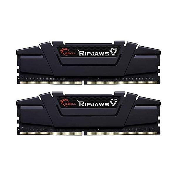G.Skill RipJaws V Series 32GB (2 x 16GB) 288-Pin SDRAM DDR4 4000 (PC4-32000) CL18-22-22-42 1.40V Dual Channel Desktop Memory Model F4-4000C18D-32GVK