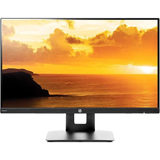 HP VH240a FHD Monitor - Computer Monitor with 23.8-Inch IPS Display (1920 x 1080) - Built-in Speakers and VESA Mounting - HDMI &VGA Ports - Response Times 5 ms