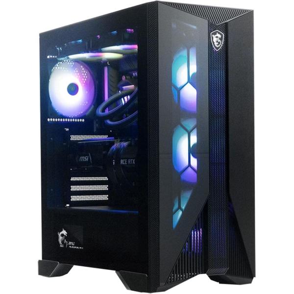 MSI Aegis RS (Tower) Gaming Desktop, Intel Core i7-12700K, GeForce RTX 3070, 16GB Memory (Dual-CHL), 1TB SSD, WiFi 6E, Liquid Cooling, USB Type-C, VR-Ready, Windows 11 Home (12TD-260US)