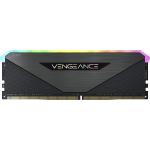 CORSAIR Vengeance RGB RT 32GB (2x16GB) DDR4 3600 (PC4-28800) C16 1.35V Desktop Memory, Black