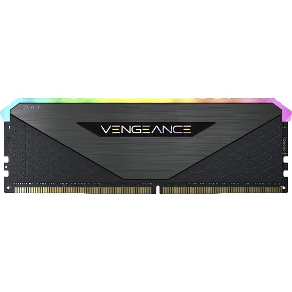CORSAIR Vengeance RGB RT 32GB (2x16GB) DDR4 3600 (PC4-28800) C16 1.35V Desktop Memory, Black