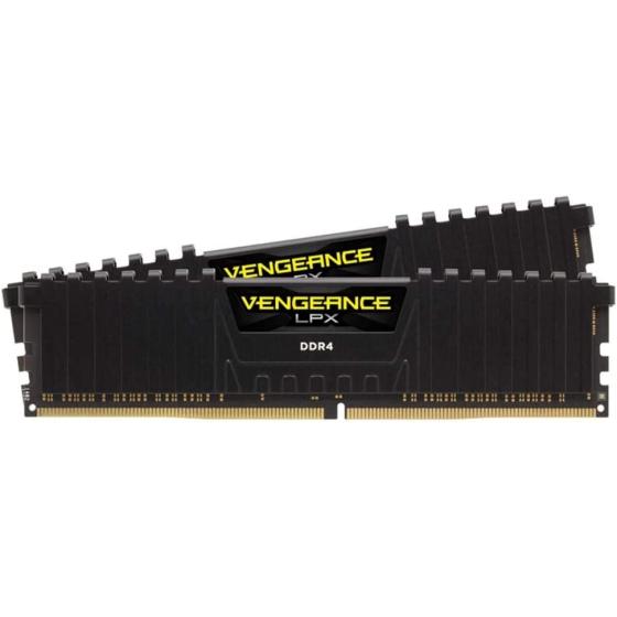 Corsair VENGEANCE LPX 32GB (2 x 16GB) DDR4 DRAM 3600MHz C18 AMD Ryzen Memory Kit - Black