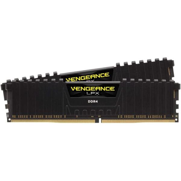 Corsair VENGEANCE LPX 32GB (2 x 16GB) DDR4 DRAM 3600MHz C18 AMD Ryzen Memory Kit - Black