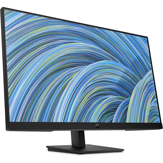 HP M27ha FHD Monitor-Full HD Monitor(1920 x 1080p)- IPS Panel and Built-in Audio-VESA Compatible 27-inch Monitor Designed for Comfortable Viewing with Height and Pivot Adjustment-(22H94AA#ABA) black