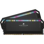 Corsair Dominator Platinum RGB DDR5 32GB (2x16GB) 5200MHz C40 Intel Optimized Desktop Memory (Onboard Voltage Regulation, Patented CORSAIR DHX Cooling, 12 Ultra-Bright CAPELLIX RGB LEDs) Black