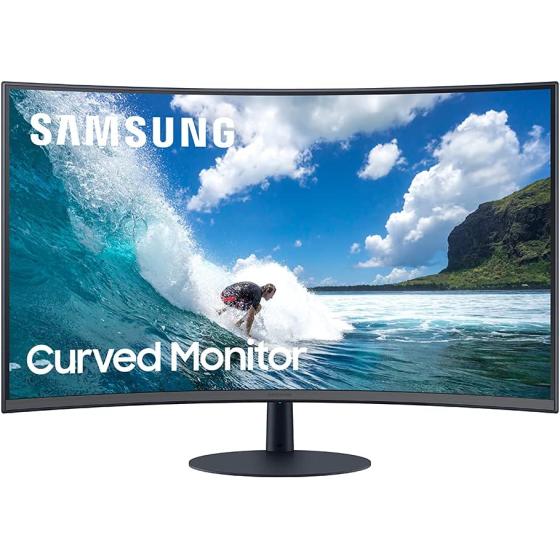 SAMSUNG 32-inch T55 Series - 1000R Curved Monitor: 75Hz, 4ms, 1080p (LC32T550FDNXZA)