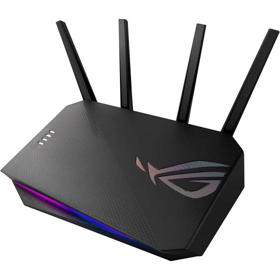 ASUS ROG Strix AX5400 WiFi 6 Gaming Router (GS-AX5400) - Dedicated Gaming Port, VPN Fusion, Lifetime Free Internet Security, Instant Guard, AiMesh, Adaptive QoS, Port Forwarding, Aura RGB