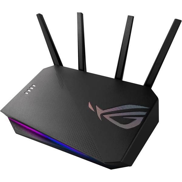 ASUS ROG Strix AX5400 WiFi 6 Gaming Router (GS-AX5400) - Dedicated Gaming Port, VPN Fusion, Lifetime Free Internet Security, Instant Guard, AiMesh, Adaptive QoS, Port Forwarding, Aura RGB