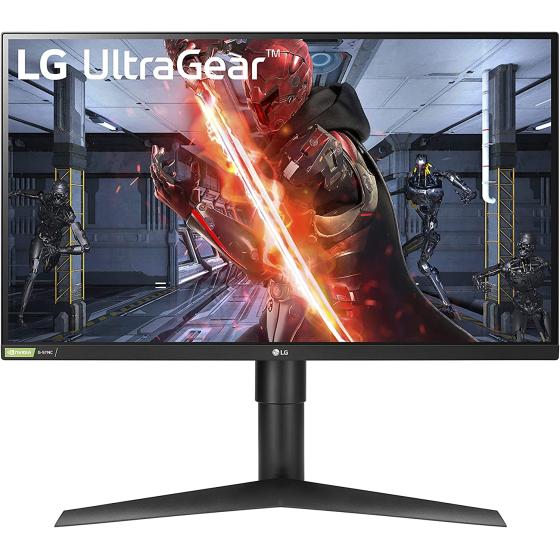 LG UltraGear QHD 27-Inch Gaming Monitor 27GL83A-B - IPS 1ms (GtG), with HDR 10 Compatibility, NVIDIA G-SYNC, and AMD FreeSync, 144Hz, Black