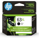 HP 63XL Black High-yield Ink Cartridge | Works with HP DeskJet 1112, 2130, 3630 Series; HP ENVY 4510, 4520 Series; HP OfficeJet 3830, 4650, 5200 Series | Eligible for Instant Ink | F6U64AN