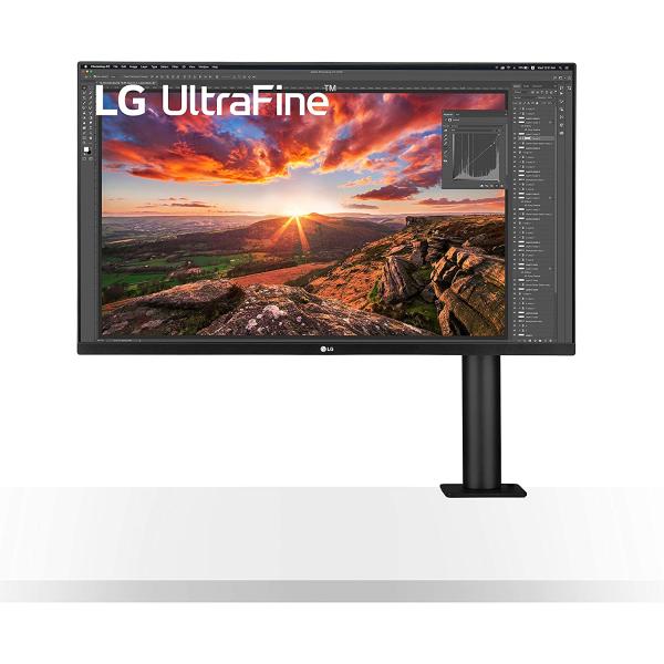 LG 32UN880-B 32" UltraFine Display Ergo UHD 4K IPS Display with HDR 10 Compatibility and USB Type-C Connectivity, Black