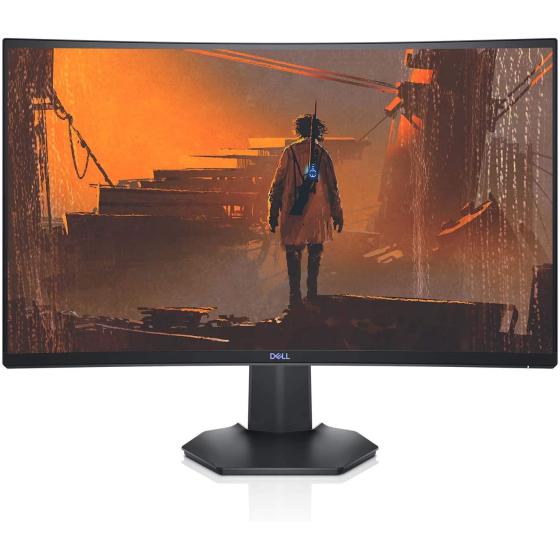 Dell 144Hz Gaming 27 Inch Curved Monitor with FHD (1920 x 1080) Display, Nvidia G-Sync and AMD FreeSync HDMI, DisplayPort, VESA Certified, Gray - S2721HGF