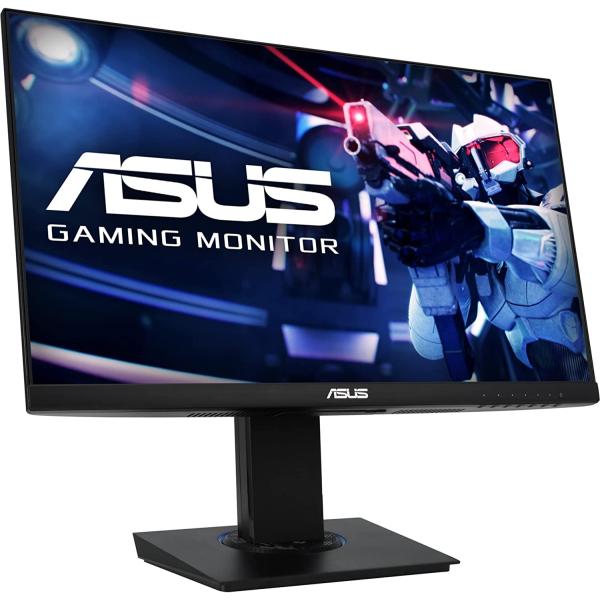 ASUS 23.8” 1080P Gaming Monitor (VG246H) - Full HD, IPS, 75Hz, 1ms, FreeSync, Extreme Low Motion Blur, Low Blue Light, Flicker Free, VESA Mountable, HDMI, VGA, Height Adjustable