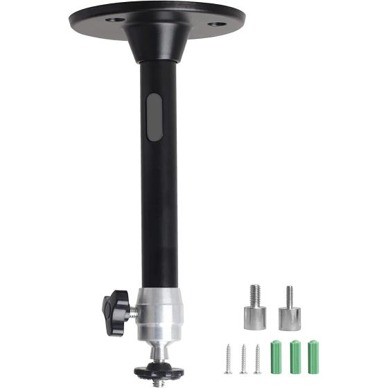 YiePhiot Mini Ceiling Wall Projector Mount Stand Compatible with QKK, DR.J, DBPOWER, Anker, VANKYO, AAXA, Jinhoo, PVO, TMY, AuKing and Most Other Mini Projector (175mm, Black)