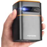 FATORK Mini Projector, 5G WiFi DLP Smart Portable Movie Projectors, Pocket Monster Outdoor Projector for Phone 1080P HD Support Wireless Video Travel Short Throw, Compatible with iOS/Android/HDMI/USB
