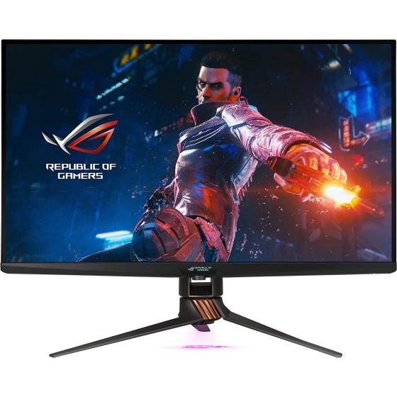 ASUS ROG Swift 32” 4K HDR 144Hz DSC Gaming Monitor (PG32UQX) - UHD (3840 x 2160), Mini-LED IPS, G-SYNC Ultimate, Local dimming, Quantum Dot technology, DisplayHDR 1400, Eye Care, DisplayPort, HDMI