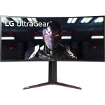 LG UltraGear QHD 34-Inch Curved Gaming Monitor 34GP83A-B, Nano IPS 1ms (GtG) with VESA DisplayHDR 400, NVIDIA G-SYNC, and AMD FreeSync Premium, 144Hz, Black