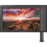 LG 32UK580-B 32" UHD 4K VA Monitor with Ergo Stand and DCI-P3 95% (Typ.) Color Gamut, HDR10 Compatibility and 5W (x 2) Built-in Speakers – Black