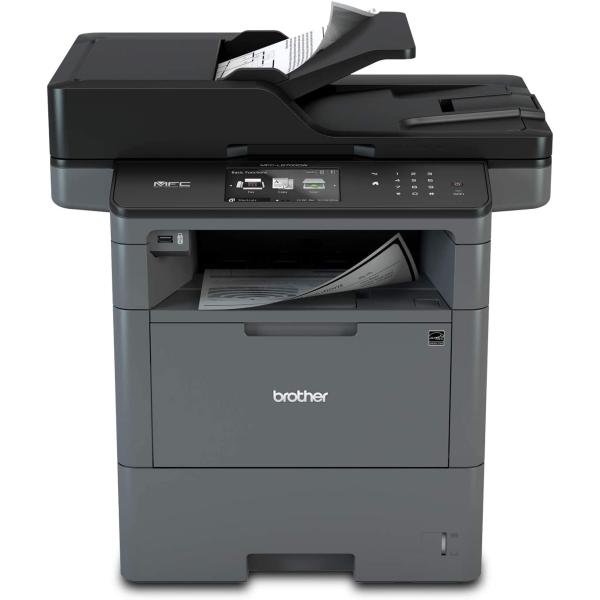 Brother Monochrome Laser Multifunction Printer, MFC-L6700DW, Advanced Duplex, Wireless Networking Capacity, 70-Page ADF Capacity Black,20.4" x 19.5" x 16.8"