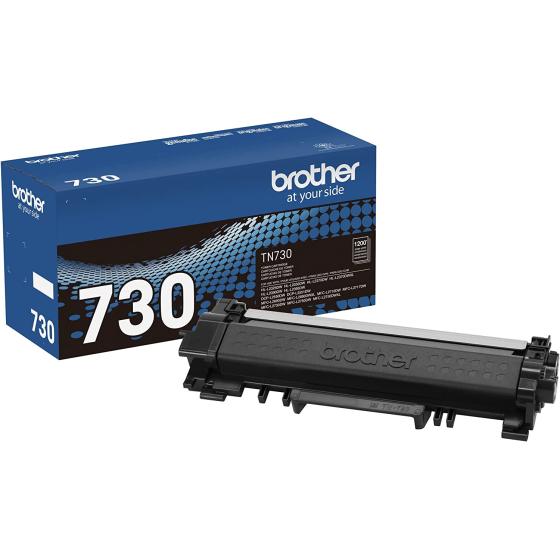 Brother Genuine Standard Yield Toner Cartridge, TN730, Replacement Black Toner, Page Yield Up To 1,200 Pages, Amazon Dash Replenishment Cartridge,1 Pack