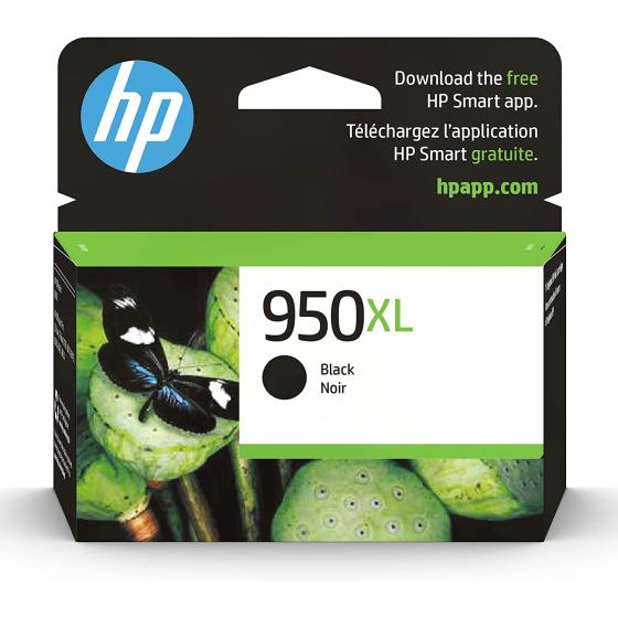HP 950XL | Ink Cartridge | Black | Works with HP OfficeJet Pro 251dw, 276dw, 8100, 8600 Series | CN045AN