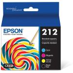 EPSON T212 Claria -Ink Standard Capacity Black & Color -Cartridge Combo Pack (T212120-BCS) for select Epson Expression and WorkForce Printers