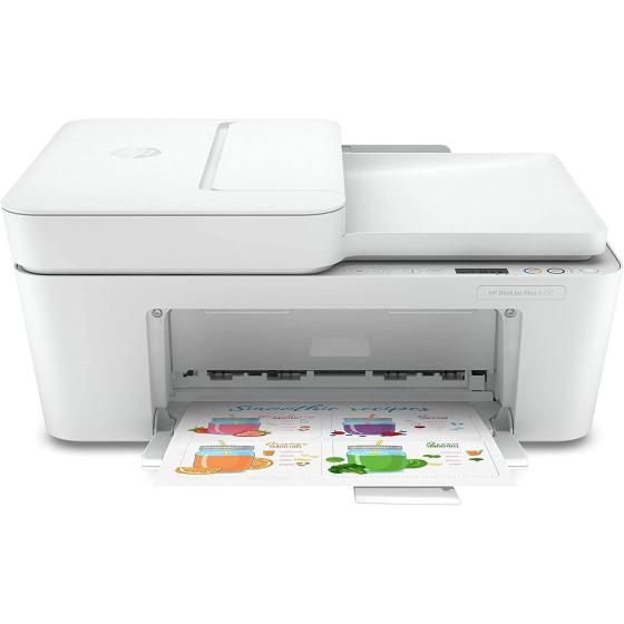 HP DeskJet Plus 4152 Wireless All-in-One Color Inkjet Printer, Mobile Print, Scan & Copy, Instant Ink Ready, 7FS74A (Renewed)