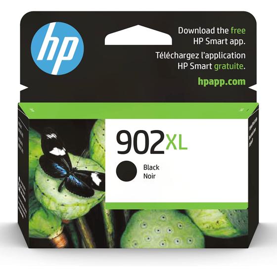HP 902XL Black High-yield Ink Cartridge | Works with HP OfficeJet 6950, 6960 Series, HP OfficeJet Pro 6960, 6970 Series | Eligible for Instant Ink | T6M14AN