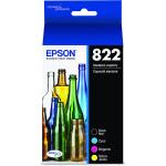 EPSON T822 DURABrite Ultra -Ink Standard Capacity Black & Color -Cartridge Combo Pack (T822120-BCS) for Select Epson Workforce Pro Printers