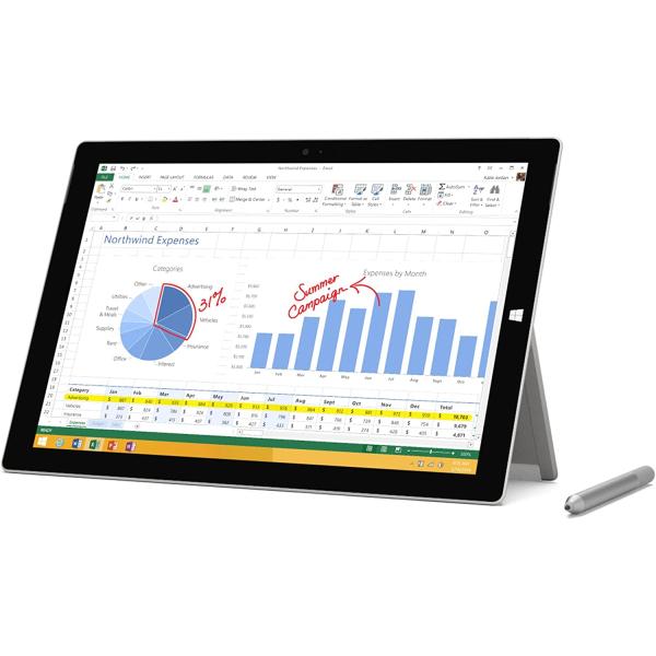Microsoft Surface Pro 3 Tablet (12-Inch, 128 GB, Intel Core i5, Windows 10)