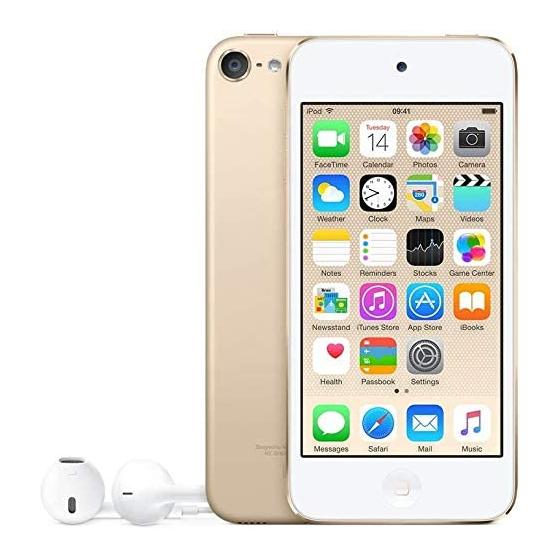 Apple iPod touch 64GB WiFi MP3 Player 6th Generation - Gold (Renewed)